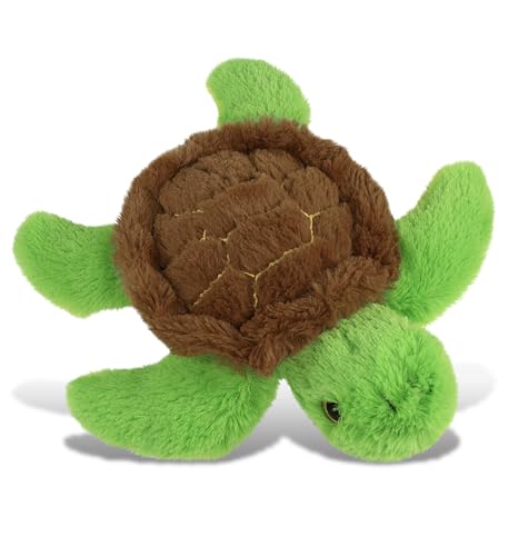 DolliBu Sea Turtle Big Eye Plush - Super Soft Stuffed Animal Cute Sea Animal Plush Adorable Fluffy Stuffed Animal for Boys Girls Stuffed Zoo Animals Plush Gift for Babies, Kids, Adults - 8 Inches von Dollibu