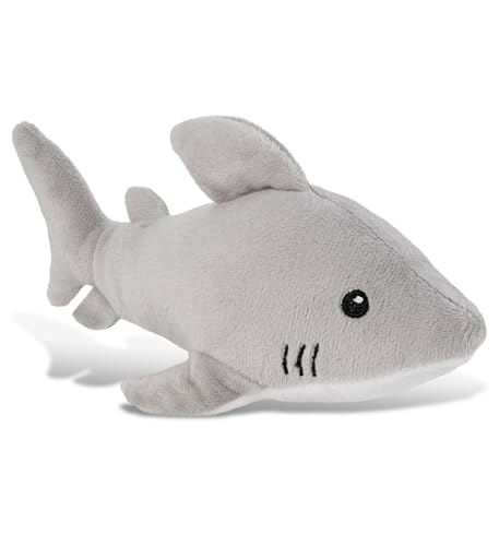 DolliBu Shark Plush - Super Soft Stuffed Animal, Cute Sea Life Animal Plush, Adorable Fluffy Stuffed Animal for Boys and Girls, Stuffed Zoo Animals Plush Gift for Babies, Kids, Adults - 6 Inch von Dollibu