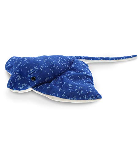 DolliBu Wild Stuffed Animals Soft Plush Collection, Storytime Buddy Animal Gifts for Children, Stingray Sea Creature Stuffed Animals - Spot Blue Ray 43.2 cm von Dollibu