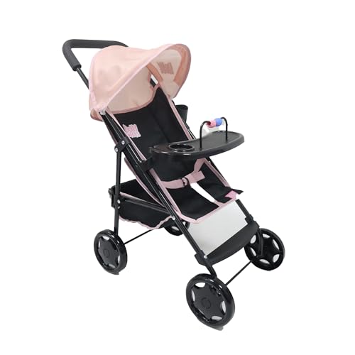 Dolly Tots Playtime Kinderwagen | Kinderwagen mit abnehmbarem Spieltablett | Kinder-Baby-Puppen-Kinderwagen | Spielzeug mit Regenschirm, faltbarer Kinderwagen | Rollenspiel-Spielzeug, Puppen, Buggy | Dolly Tots Playtime Kinderwagen | Kinderwagen mit abnehmbarem Spieltablett | Kinder-Baby-Puppen-Kinderwagen | Spielzeug mit Regenschirm, faltbarer Kinderwagen | Rollenspiel-Spielzeug, Puppen, Buggy | von Dolly Tots