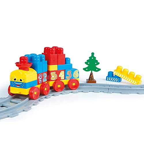 Dolu Eisenbahn für Kinder Zug Set 36 TLG Kreis ab 18 M von Dolu