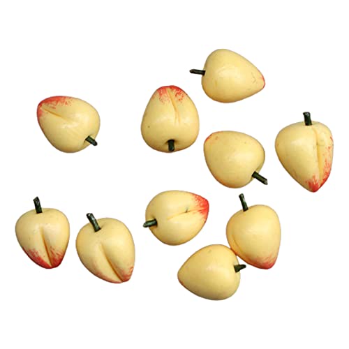 Domasvmd 1:12 Miniatur Obst Set 10 Stücke Bjds Puppen ACCS Erwachsene Küche Modell Früchte Vorgeben Landsca von Domasvmd