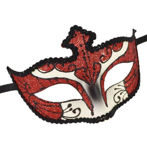 Domasvmd Maskerade Halloween Cosplay Augenmaske Maskerade Halbe für Halloween Kostüm Maskerade Party Abschlussbälle von Domasvmd