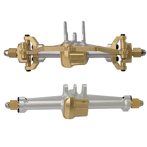 Domasvmd Metall Vorder Hinterachsengehäuse Ersatz 1/18 Fernbedienung Auto Upgrade Teile Zubehör von Domasvmd