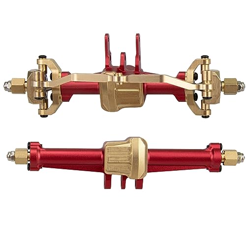 Domasvmd Metall Vorder Hinterachsengehäuse Ersatz 1/18 Fernbedienung Auto Upgrade Teile Zubehör von Domasvmd