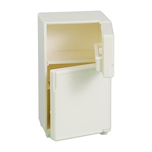 Domasvmd Pädagogisches Miniatur Kühlschrankzubehör Weißes Realistisches Möbelmodell von Domasvmd