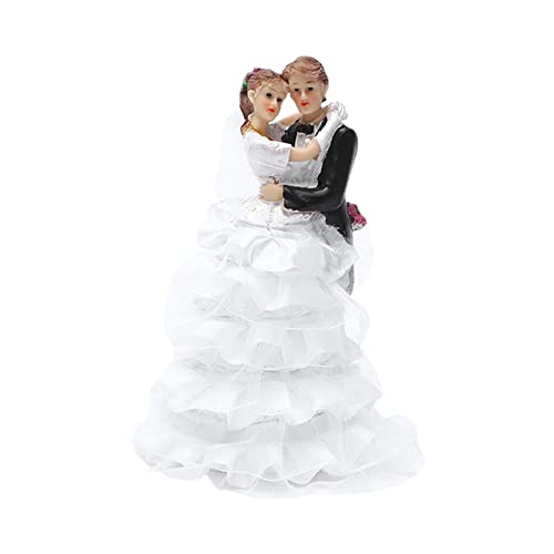 Hochzeitspaar Figur Party Hochzeit Dekoration Zubehör Geschenk für Frauen Männer Hochzeit Kuchen Dessert Dekoration Paar Figuren Kuchen von Domasvmd