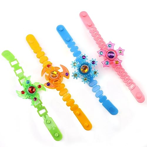 Domasvmd LED Armband Spielzeug Umlaufendem Finger Spinner Interaktives Spielzeug Sensorische Stimulation Lustig von Domasvmd