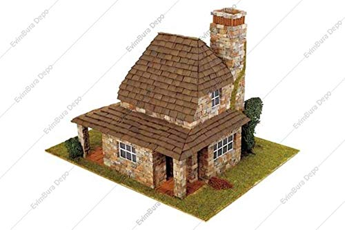 Domus Kits Domus Kits40042 Landhaus 2445 Teile Country 2 House Modell, Maßstab 1:50, Mehrfarbig, M von Domus Kits