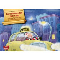 Der Nikolaus hat viel zu tun. Kamishibai Bildkartenset. von Don Bosco