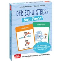 Der Schulstress hat Pause. 30 Bildkarten für Grundschulkinder von 6 bis 10 von Don Bosco Medien