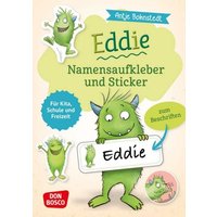 Eddie-Namensaufkleber und Sticker für Kita, Schule und Freizeit Eddie-Namensaufkleber und Sticker für Kita, Schule und Freizeit von Don Bosco