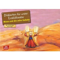 Mose und die Zehn Gebote. Kamishibai Bildkartenset. von Don Bosco