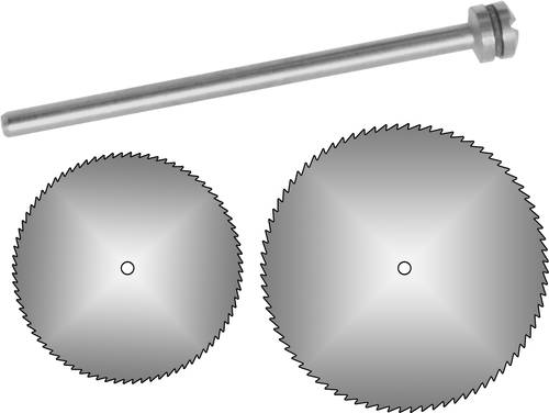 Donau Elektronik 1640 Kreissägeblatt-Set 19mm 1 Set von Donau Elektronik