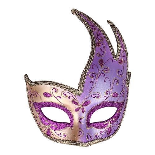DondPO Maske Ball Erwachsener Fasching Classic Spitze Maske Karneval Gesichtsmaske Sexy Halloween Frauen Spitzenmasken Maskenball Masken Faschingsmasken Party Gold Augenmaske Venezianische Maske von DondPO