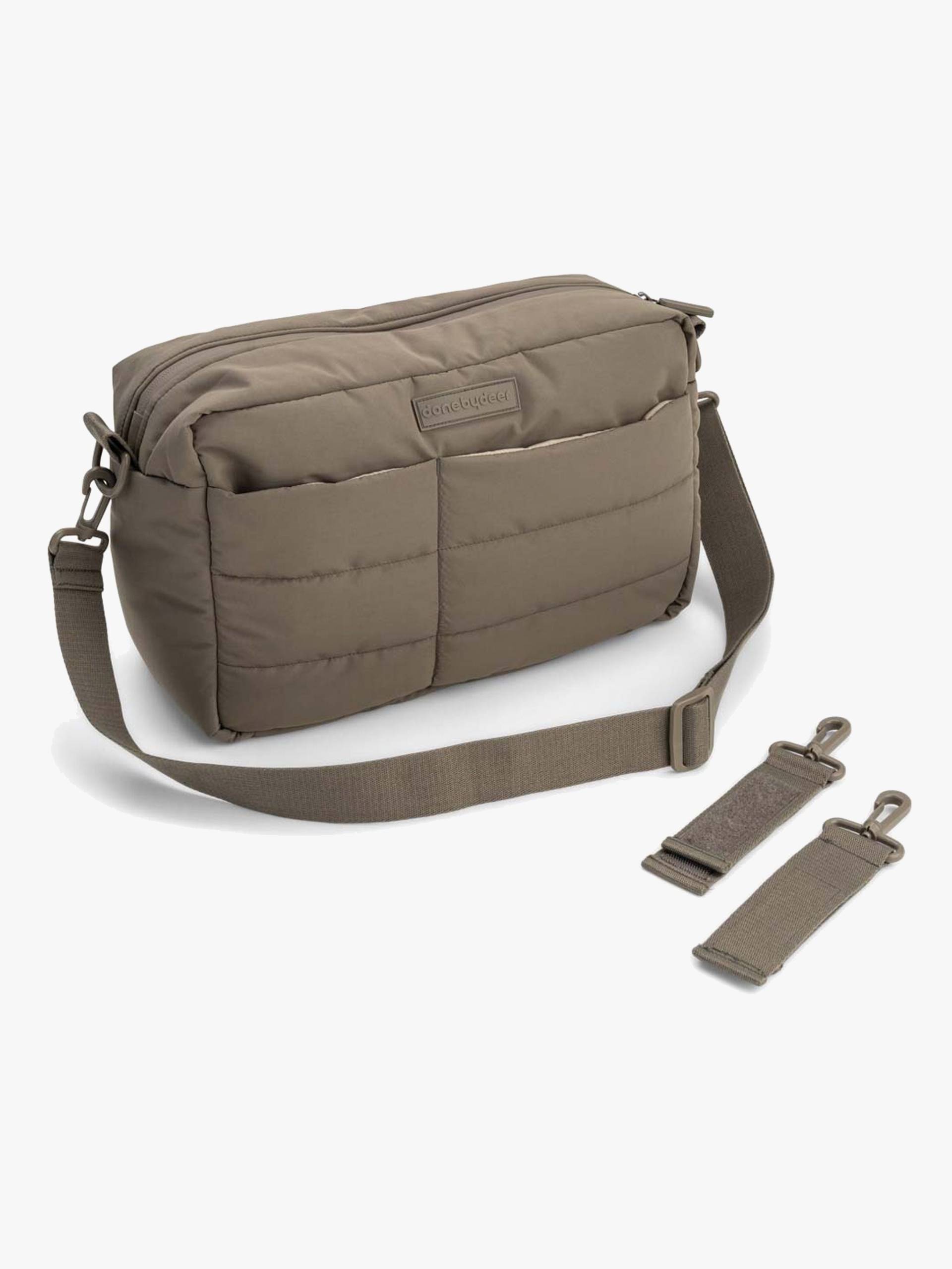 Done By Deer Gesteppte Wickeltasche Mit Kinderwagenhaken, Taupe Done By Deer Gesteppte Wickeltasche Mit Kinderwagenhaken, Taupe von Done By Deer