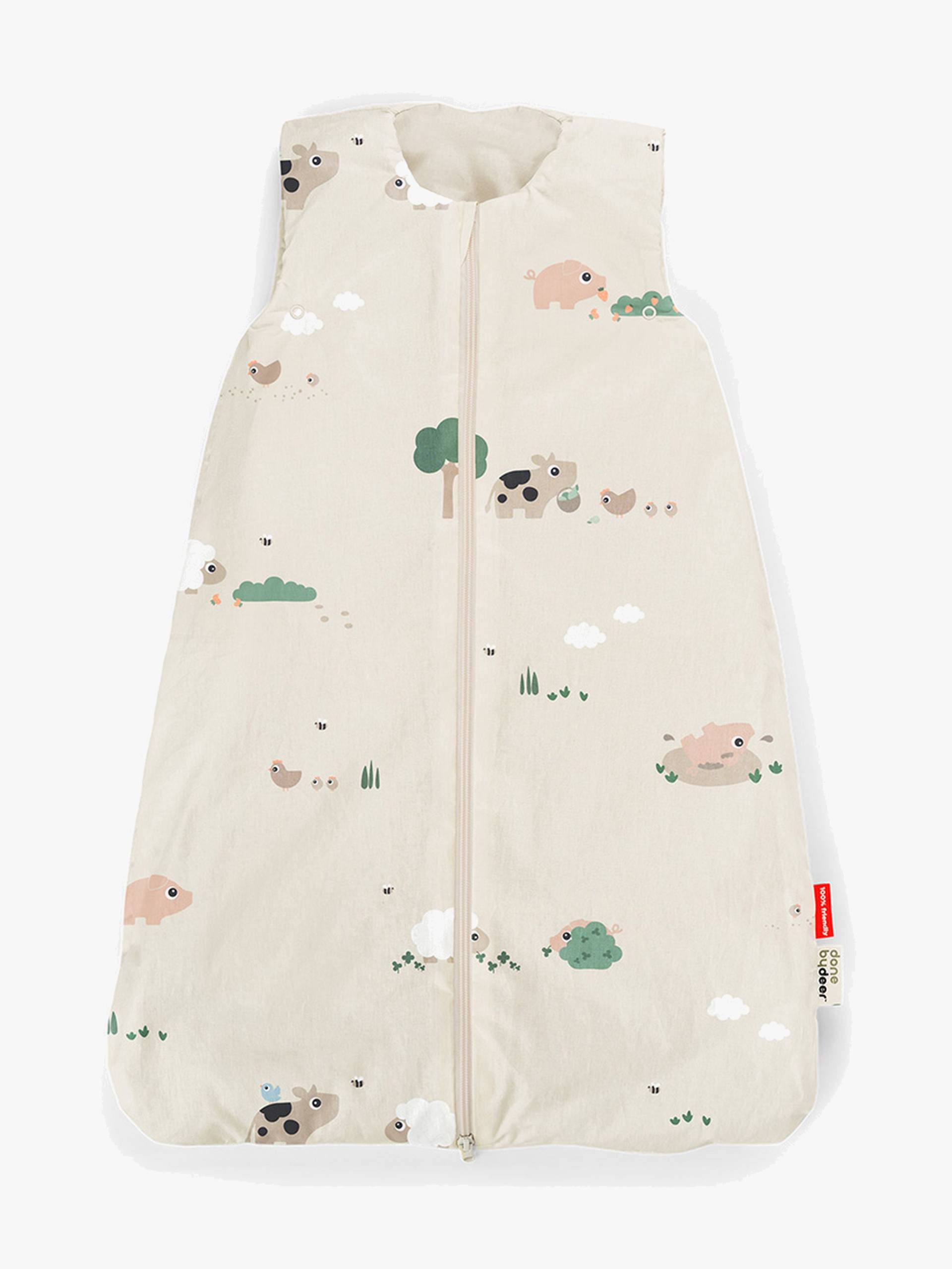 Done By Deer Tiny Farm Schlafsack 0-5M TOG 2.5, Sand Done By Deer Tiny Farm Schlafsack 0-5M TOG 2.5, Sand von Done By Deer