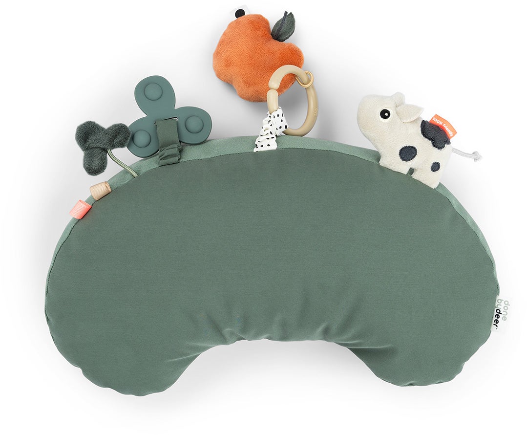 Done By Deer Tiny Farm Tummy Time Aktivitätsspielzeug, Green, Babyspielzeug von Done By Deer