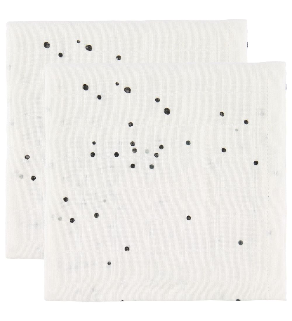 Done By Deer Mulltuch - 120x120 - 2er-Pack - White Dreamy Dots - Done by Deer - One Size - Wickeltücher Done By Deer Mulltuch - 120x120 - 2er-Pack - White Dreamy Dots - Done by Deer - One Size - Wickeltücher von Done by Deer