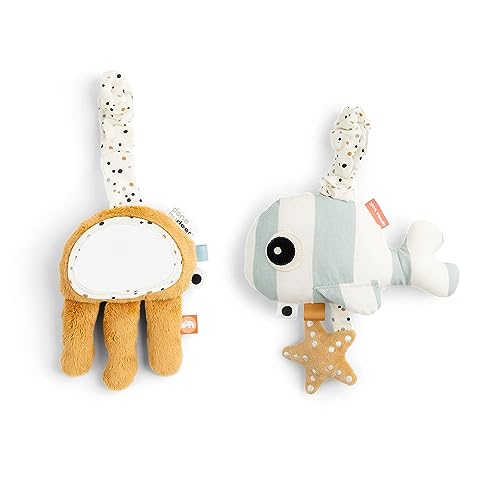Done by Deer 4223917 Activity Hängespielzeug 2er Set - Sea Friends blau/gelb Done by Deer 4223917 Activity Hängespielzeug 2er Set - Sea Friends blau/gelb von Done by Deer