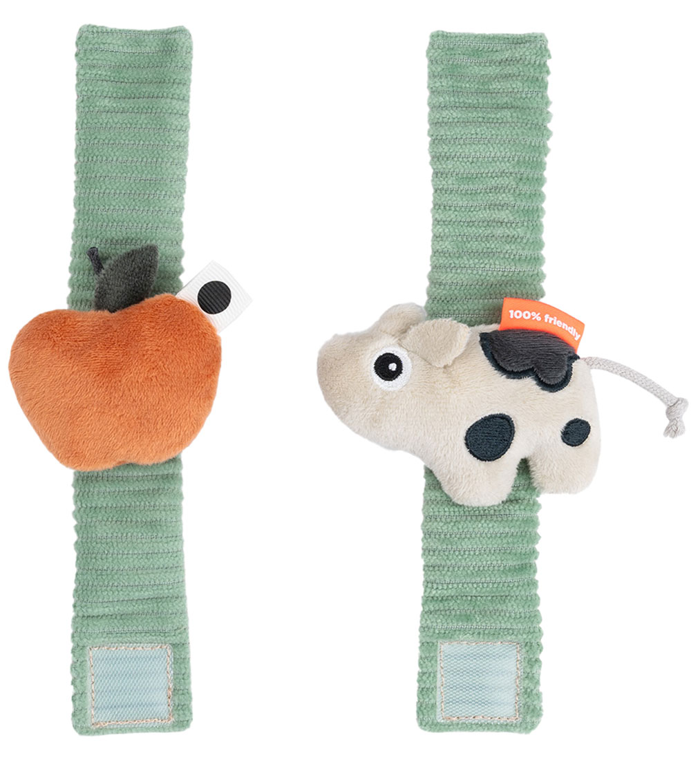 Done by Deer Handgelenkrassel-Set - 2er-Pack - Dotti - Grün - Done by Deer - One Size - Rasseln Done by Deer Handgelenkrassel-Set - 2er-Pack - Dotti - Grün - Done by Deer - One Size - Rasseln von Done by Deer