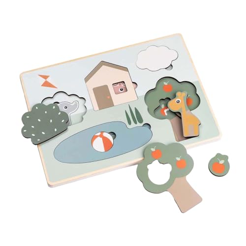 Done by Deer Holzpuzzle Spielzeug - pädagogisches Schichtenpuzzle 10-teilig Done by Deer Holzpuzzle Spielzeug - pädagogisches Schichtenpuzzle 10-teilig von Done by Deer