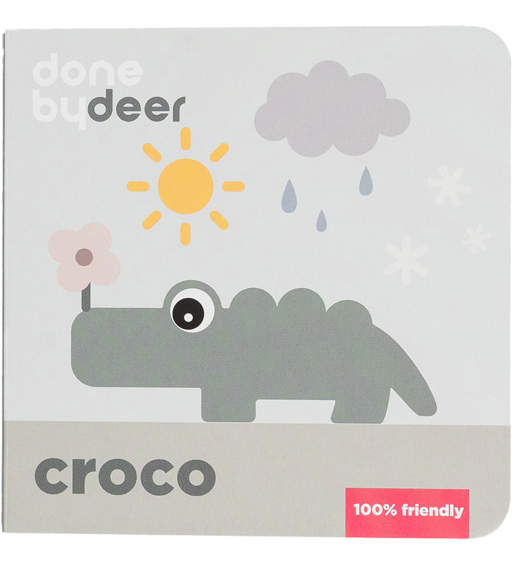 Done by Deer Pappbuch - Croco - Farbmischung - Done by Deer - One Size - Bilderbuch Done by Deer Pappbuch - Croco - Farbmischung - Done by Deer - One Size - Bilderbuch von Done by Deer