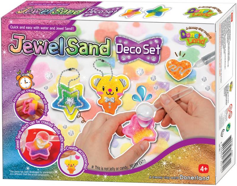 Donerland Bastelset Jewel Sand Deco Set von Donerland