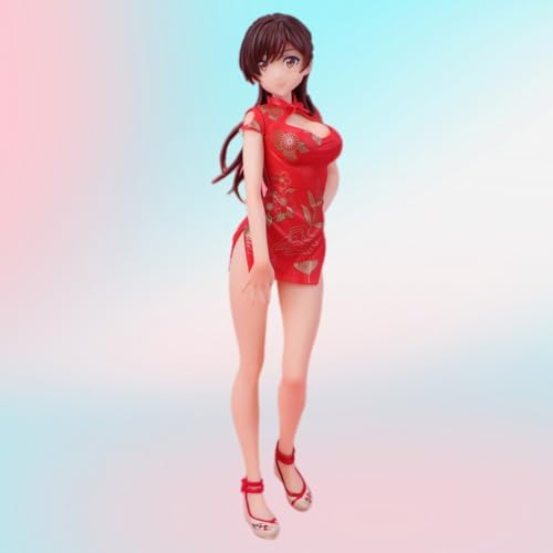 DongYemoo Anime-Figur Mädchen Ecchi-Figur China Ver. Süßes Loli-Modell, Spielzeug-Statue, Sammlung PVC-Actionfiguren, Comic-Figuren, H24 cm von DongYemoo