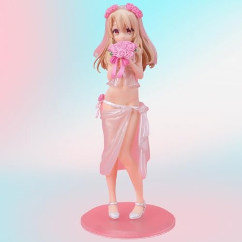 DongYemoo Anime-Figur Mädchen Ecchi Figur Hochzeit Bikini Ver. Süße Loli 1/7 Modell Spielzeug Statue Sammlung PVC Actionfiguren Comicfiguren H21cm/8,2 Zoll von DongYemoo