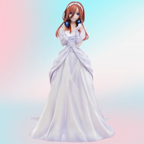 DongYemoo Anime-Figur Mädchen Ecchi-Figur Süße Loli 1/7 Hochzeitsver. Fertiggestellte Figur Modell Spielzeugstatue Sammlung PVC Actionfiguren Comicfiguren H24cm/9,4Zoll von DongYemoo