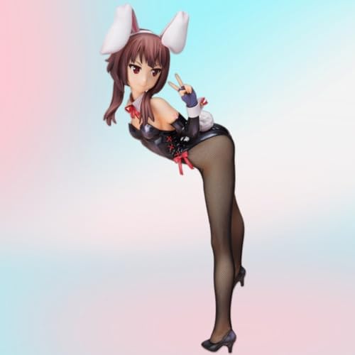 DongYemoo Ecchi-Figur, HENTAI-Figur 1/4 Bunny Ver. Anime-Mädchen-Figur, Actionfiguren, Statuensammlung, Modelldekor, Erwachsenenspielzeug, Comicfiguren, PVC, H32cm/12,5Zoll von DongYemoo