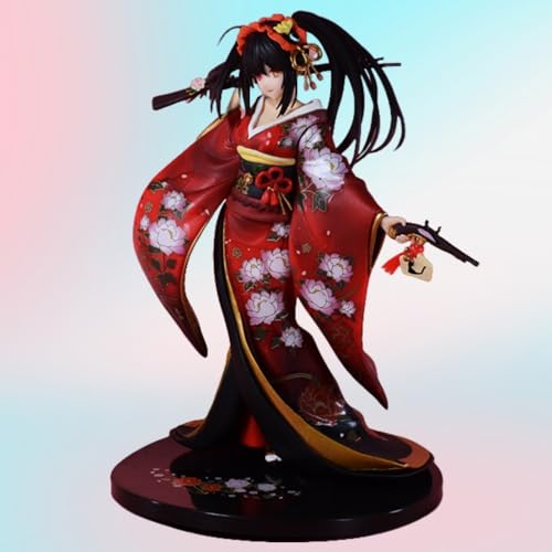 DongYemoo Ecchi-Figur Anime-Mädchenfigur Verführerischer Kimono Ver. Actionfiguren HENTAI-Figur Statue Spielzeug Wohnkultur Modellsammlung Comicfiguren H23cm/9inch von DongYemoo