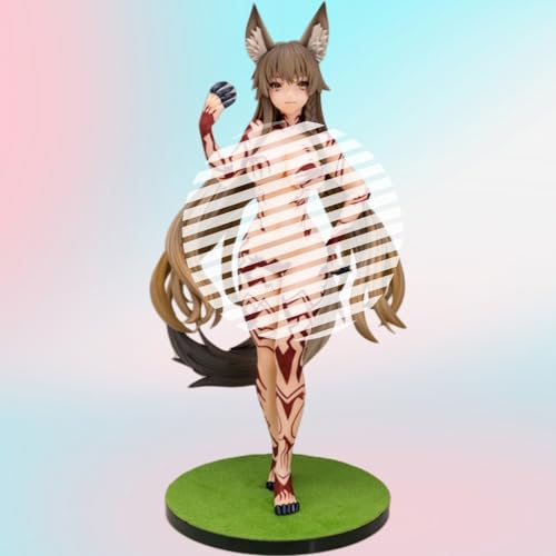 DongYemoo Ecchi-Figur HENTAI-Figur -Kitsune Mimi-san - 1/5 Anime-Mädchenfigur Actionfiguren-Sammlung Modelldekor/Spielzeug Temperaturgesteuerte Verfärbung der Haut PVC H31cm/12,1Zoll von DongYemoo