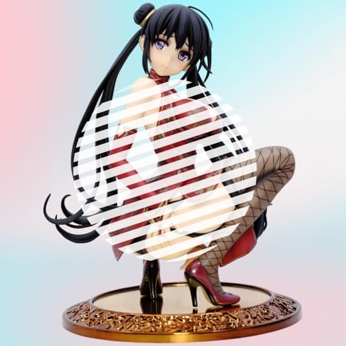 DongYemoo Ecchi-Figur HENTAI-Figur Original -Tougetsu Matsuri- 1/6 Anime-Mädchenfigur Actionfiguren Statuensammlung Modelldekor Erwachsenenspielzeug Comicfiguren PVC H17cm/6,6Zoll Rot von DongYemoo