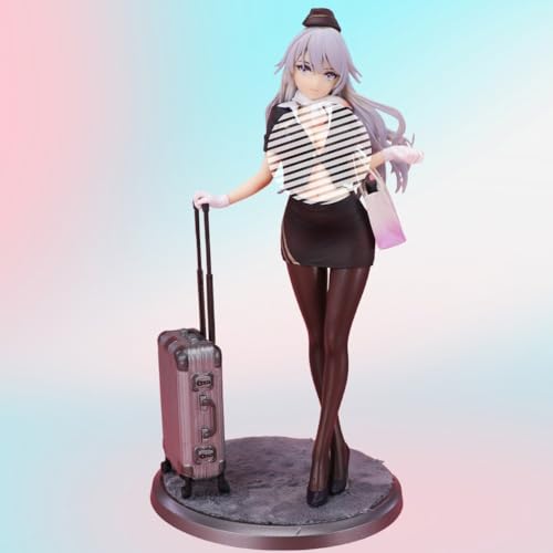 Ecchi-Figur Anime-Mädchenfigur Original -Awahara Shiori- 1/7 Stewardess Ver. Actionfiguren HENTAI-Figur Statue Spielzeug Wohndekor Modellsammlung Comicfiguren H24cm/9,4Zoll von DongYemoo