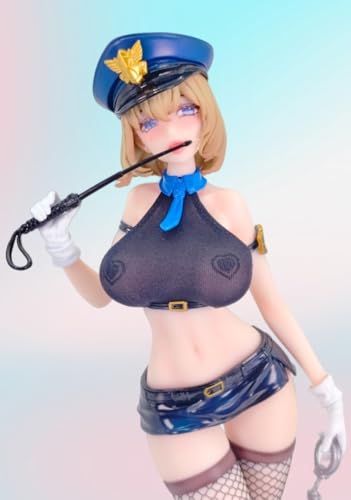 Ecchi-Figur Anime-Mädchenfigur Original -Weiblicher Sheriff- 1/6 Actionfiguren HENTAI-Figur Statue Spielzeug Wohndekor Modellsammlung Comicfiguren H27,5 cm von DongYemoo