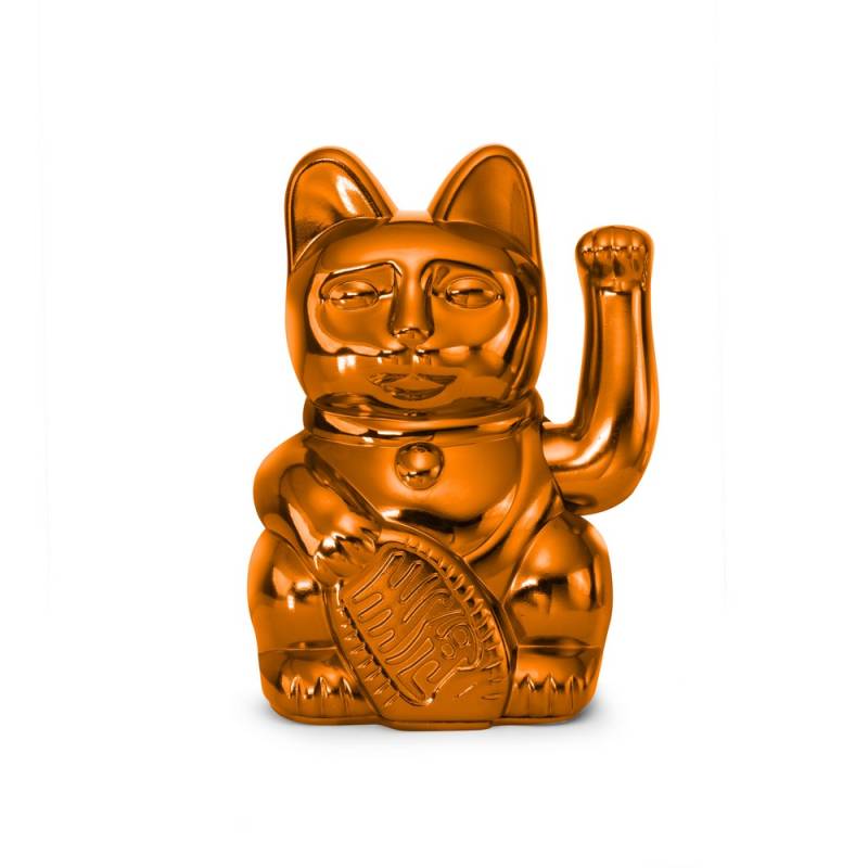 Donkey Winkekatze Lucky Cat Cosmic Edition Mars shiny copper von Donkey Products