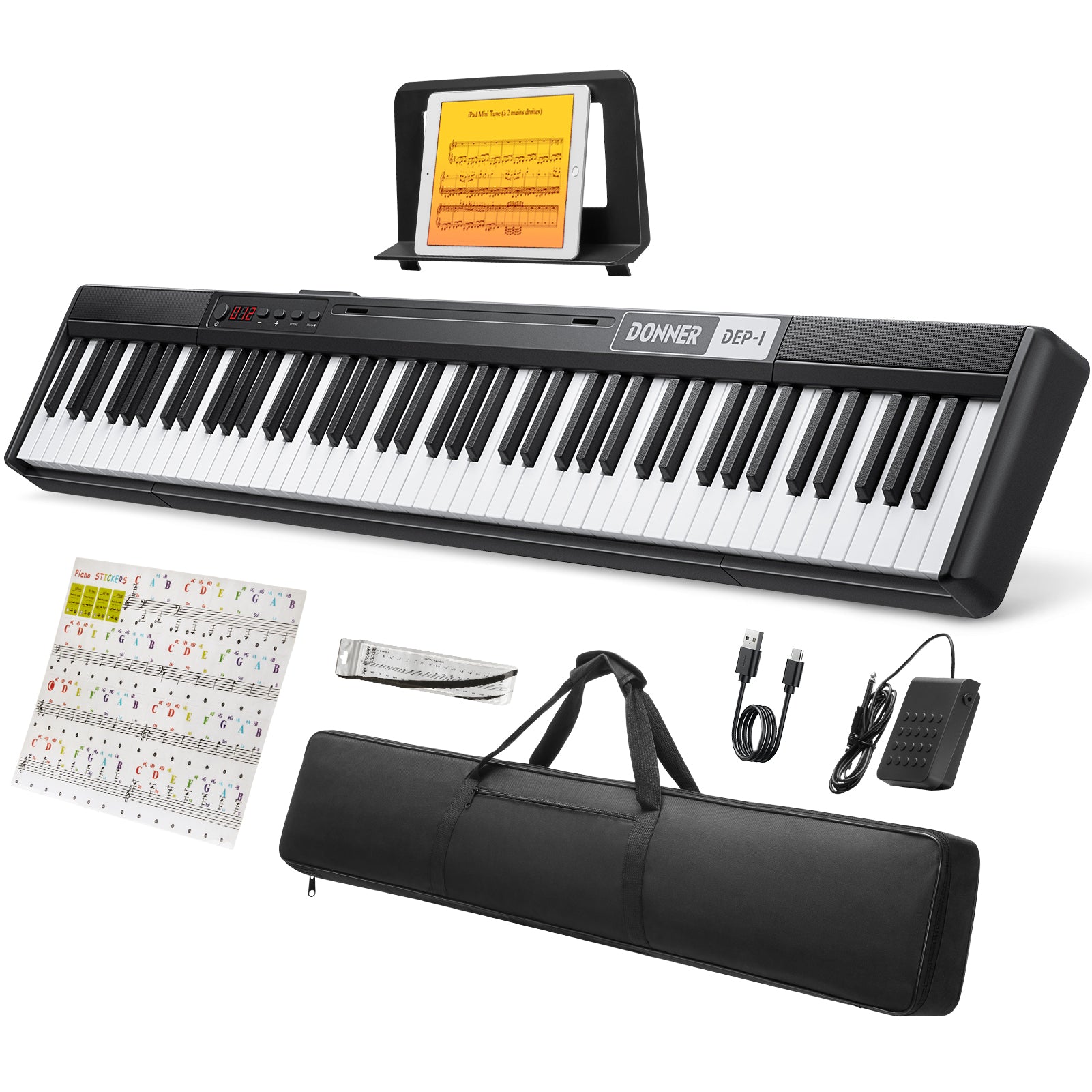 DONNER DEP-1 Digitalpiano, Klavier von Donner Music - DE