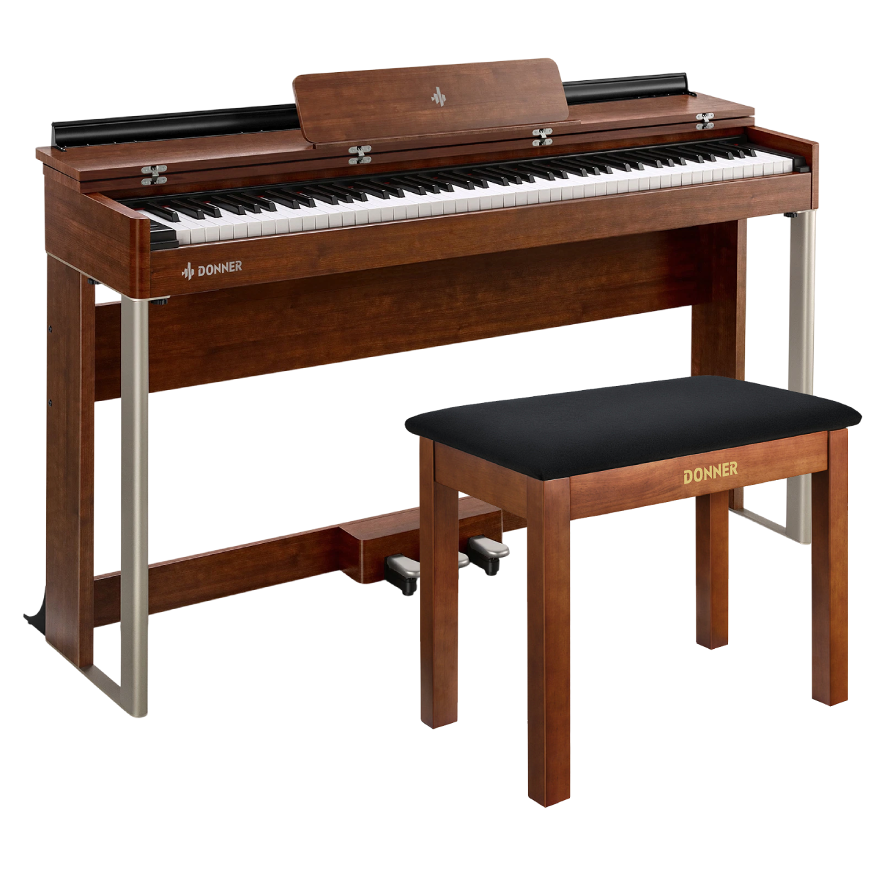 Donner DDP-200 MK2 Digitalpiano, DDP-200 MK2 Piano / Piano + Klavierbank Donner DDP-200 MK2 Digitalpiano, DDP-200 MK2 Piano / Piano + Klavierbank von Donner Music - DE