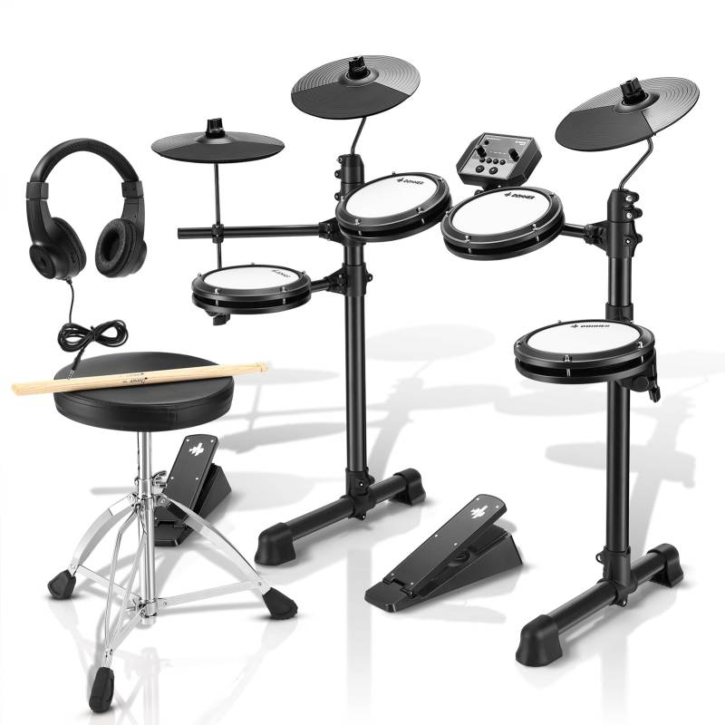 Donner DED-80 5 Trommeln 3 Becken E-Drum Set von Donner Music - DE