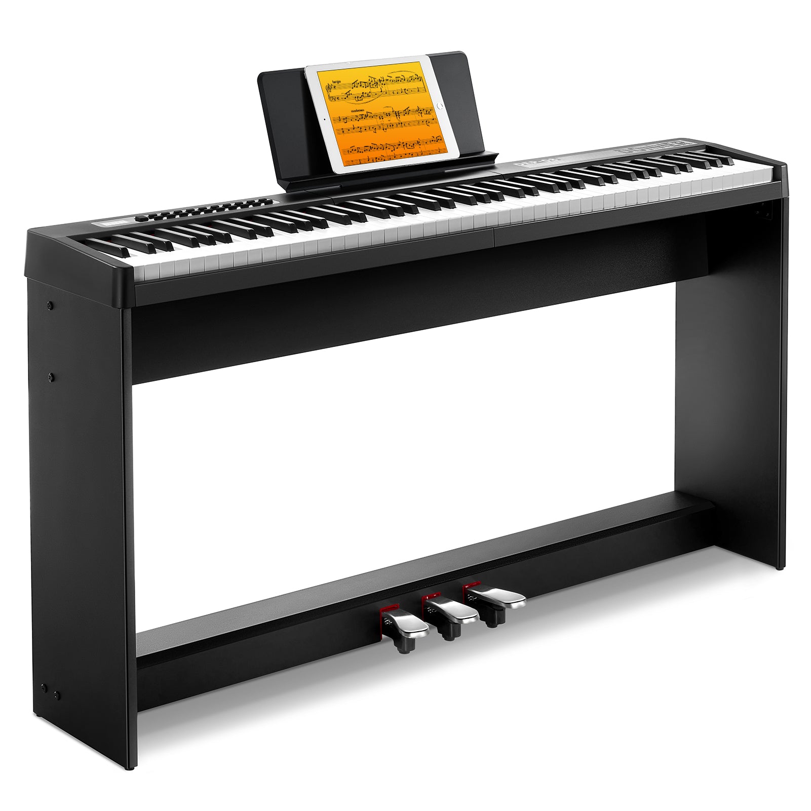 Donner DEP-08 Digitalpiano, abnehmbarer Ständer, kompaktes E-Piano für Anfänger, Klavier von Donner Music - DE