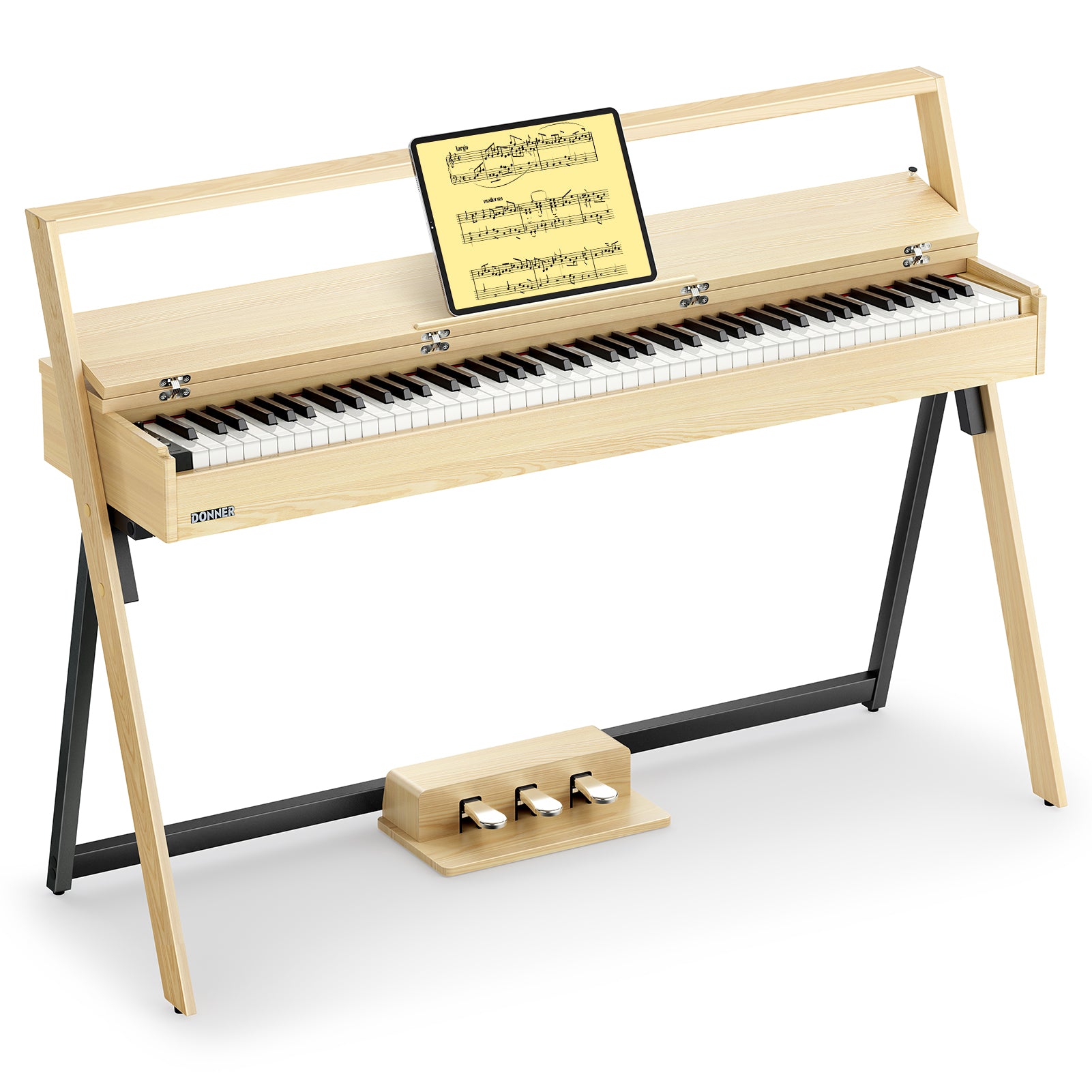 【VORVERKAUF】DONNER OURA™ R300 88-Tasten-Digitalpiano für zu Hause - Versand am 29. März, Helle Holzfarbe【VORVERKAUF】 / Klavier von Donner Music - DE