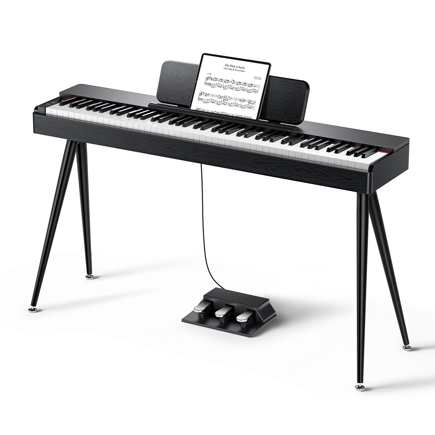 【VORVERKAUF】Donner OURA™ S100 88-Tasten-Digitalpiano für den Heimgebrauch, schwarze Eichenmaserung - Versand am 22. Februar, Klavier von Donner Music - DE