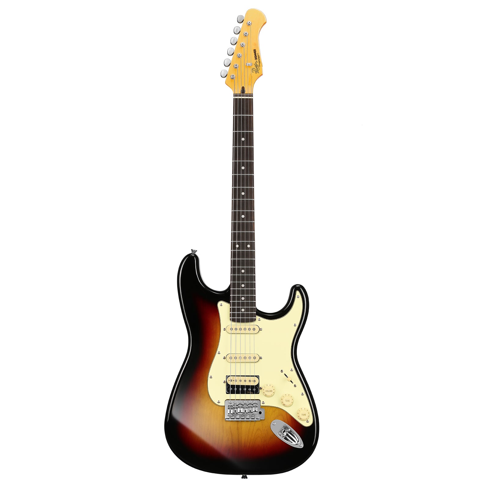 Donner DST-600 E-Gitarre, Sunburst / Gitarre von Donner