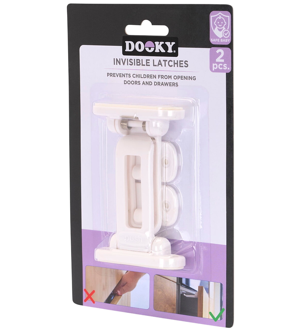 Dooky Kindersicherung für Schränke/Schubladen - 2 st. - Weiß - Dooky - One Size - Sicherheitsausrüstung Dooky Kindersicherung für Schränke/Schubladen - 2 st. - Weiß - Dooky - One Size - Sicherheitsausrüstung von Dooky
