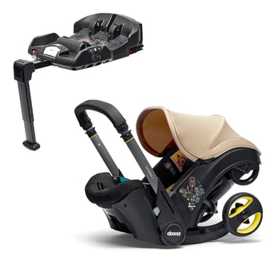 doona Babyschale Doona i Sahara Sand inklusive Basisstation doona i Isofix von Doona