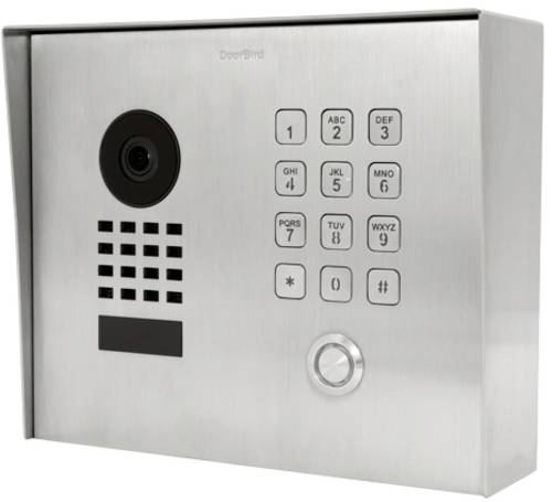 DoorBird D1101KH Classic IP-Video-Türsprechanlage LAN Außeneinheit Edelstahl V2A (gebürstet) von DoorBird