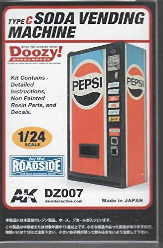 Doozy Roadside Resin Soda Automat Modellbausatz für Verkaufsautomaten, Maßstab 1:24 von AK Interactive