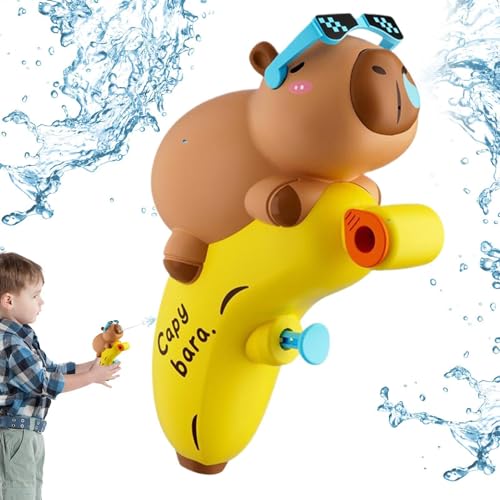 Dopsyesn Squirt -Spielzeug für Kinder, Capibala Water Fight Toy,Cartoon Capybara Water Sprinkler Beach Pool Spielzeug | Spaß im Freien, Langstreckensprühspielzeug für Sommer Kinder Mädchen von Dopsyesn